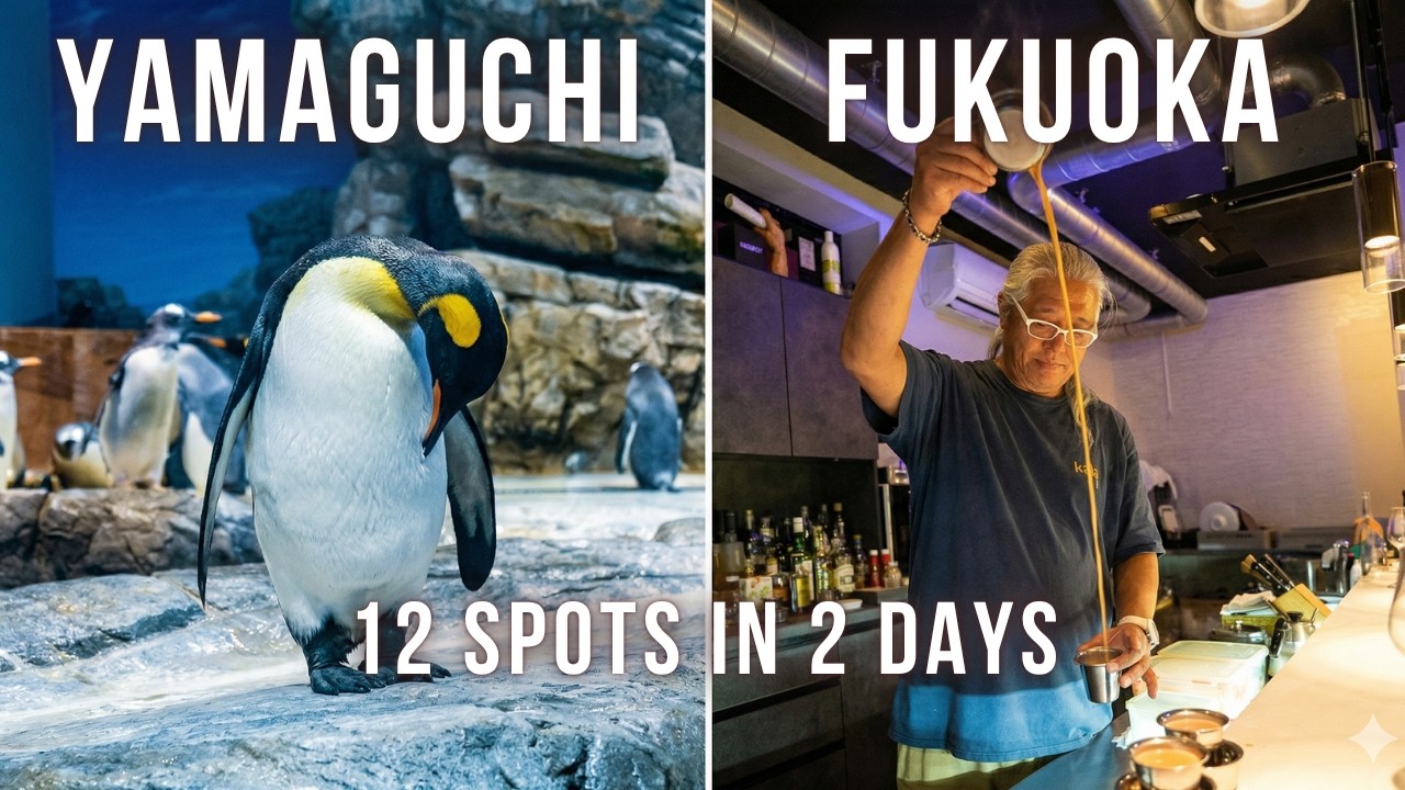 Ultimate Japan Guide: Yamaguchi & Fukuoka in 2 Days! 11 Must-Visit Spots (Cave, Markets, Food)
