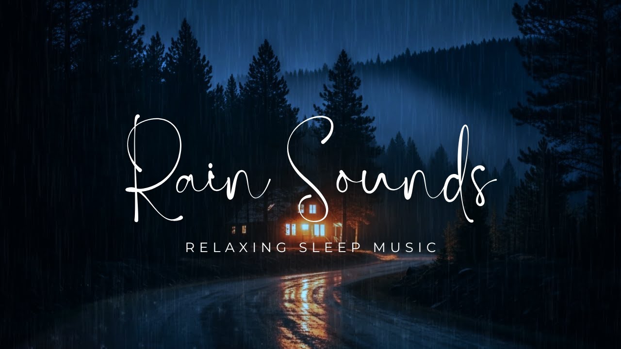 Rain Sounds For Sleeping Roadside Cabin Heavy Rain