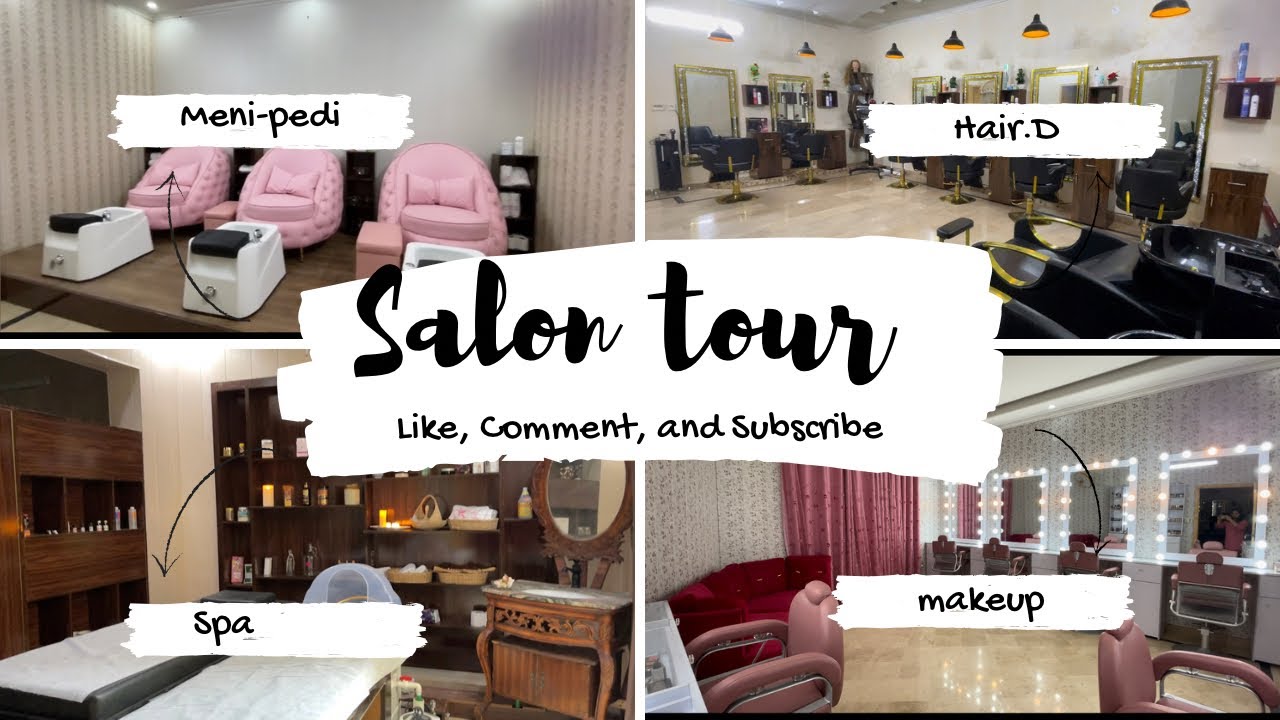 SALON TOUR || BUSHRA BEAUTY SALON