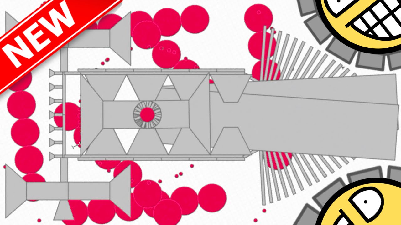 New Diep.io Boss Rocket Ship Tank - Diep.io Crazy Necromancer Domination Game! Diep.io Hacks/Mods!