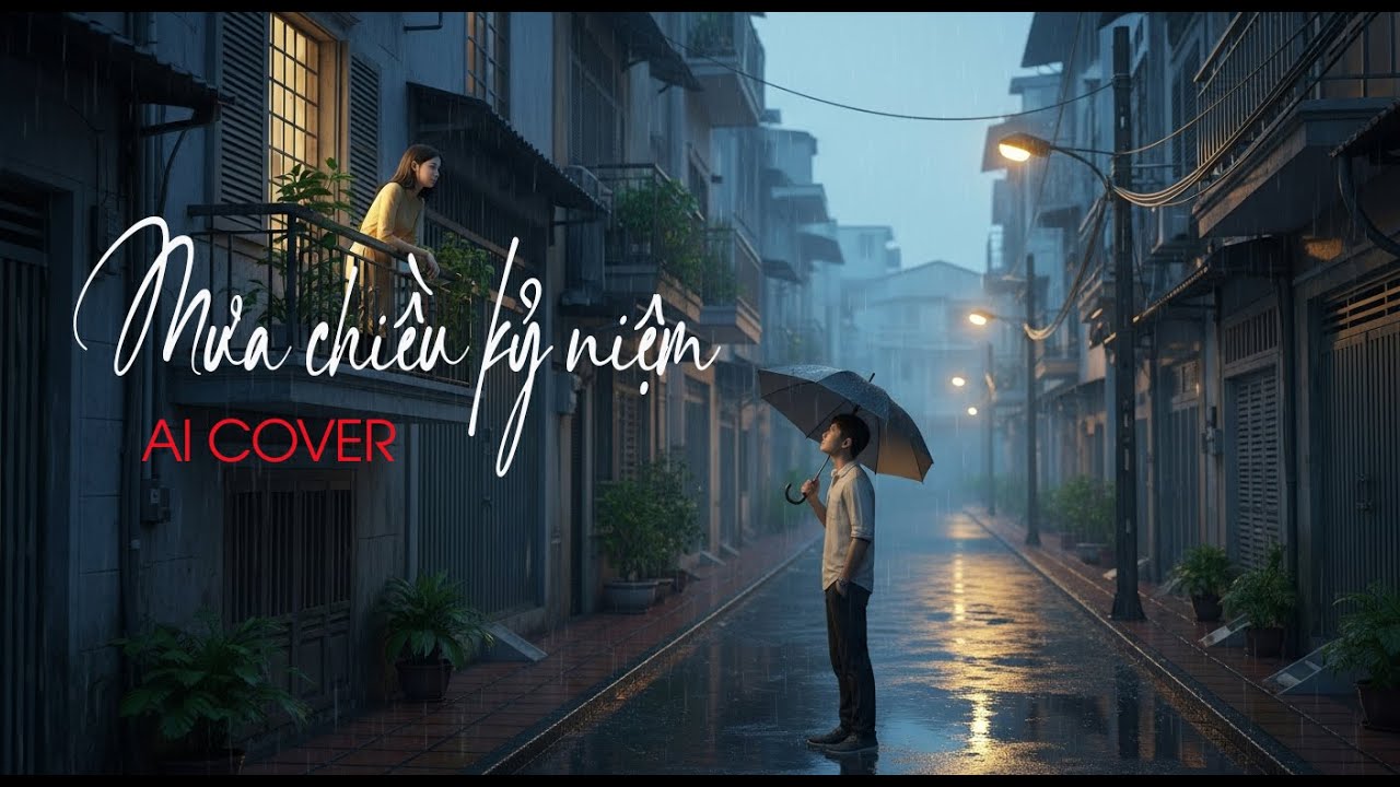 MƯA CHIỀU KỶ NIỆM - NƠI ĐÂY HÌNH BÓNG CŨ NHẠT NHOÀ - AI COVER