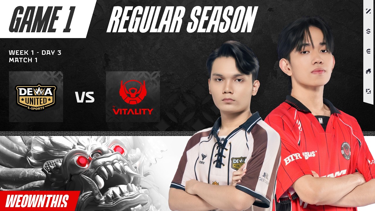 DEWA vs BTR | Regular Season Week 1 Day 3 | Game 1 | #MPLIDS17