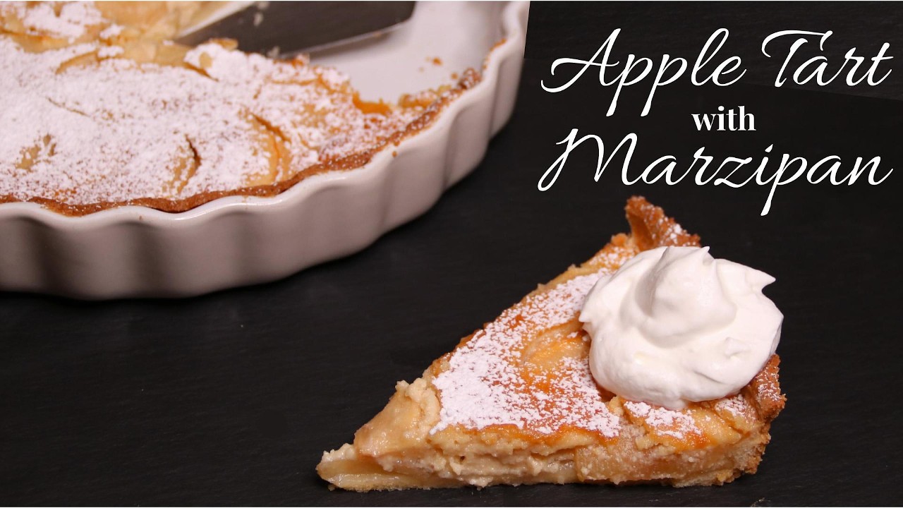 Juicy Apple Tart with Marzipan – Easy Homemade Apple Dessert Recipe