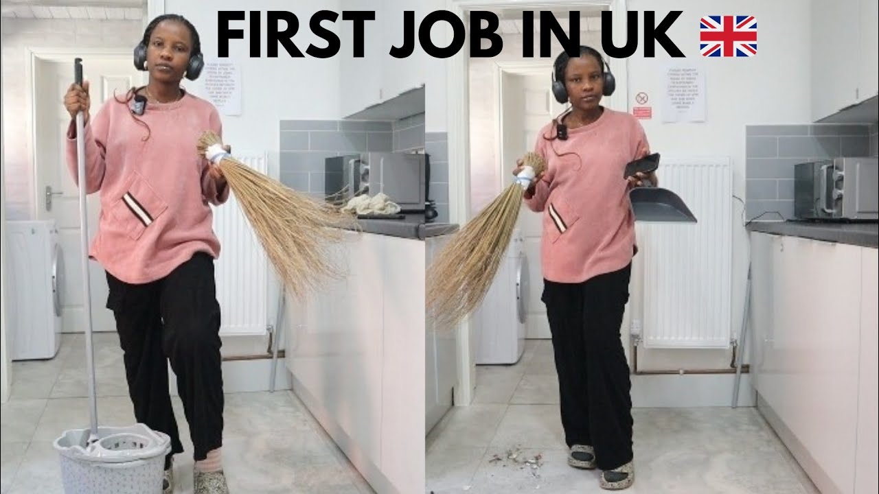 First JOB as a CLEANER in UK 🇬🇧 |Abroad Life Turned ME to A Domestic Worker #vlog #uk Uk