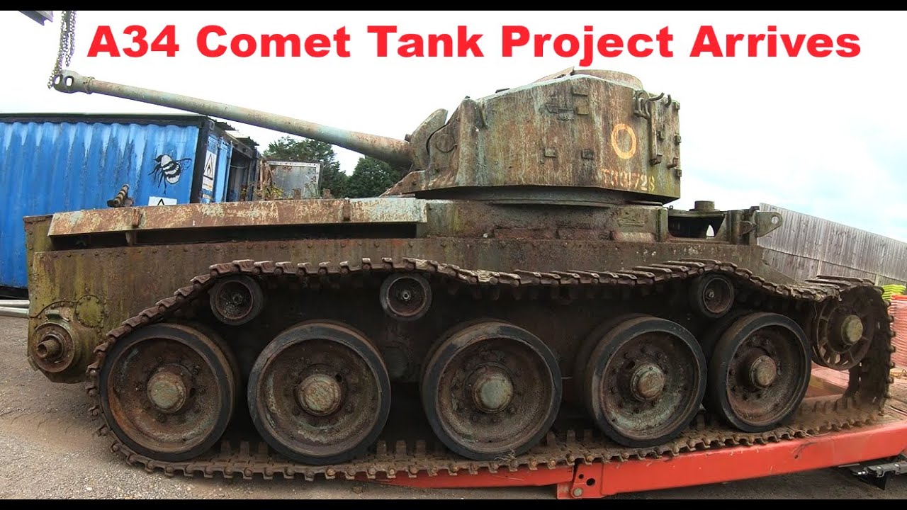 WW2 A34 Comet Tank Project, Walk Around