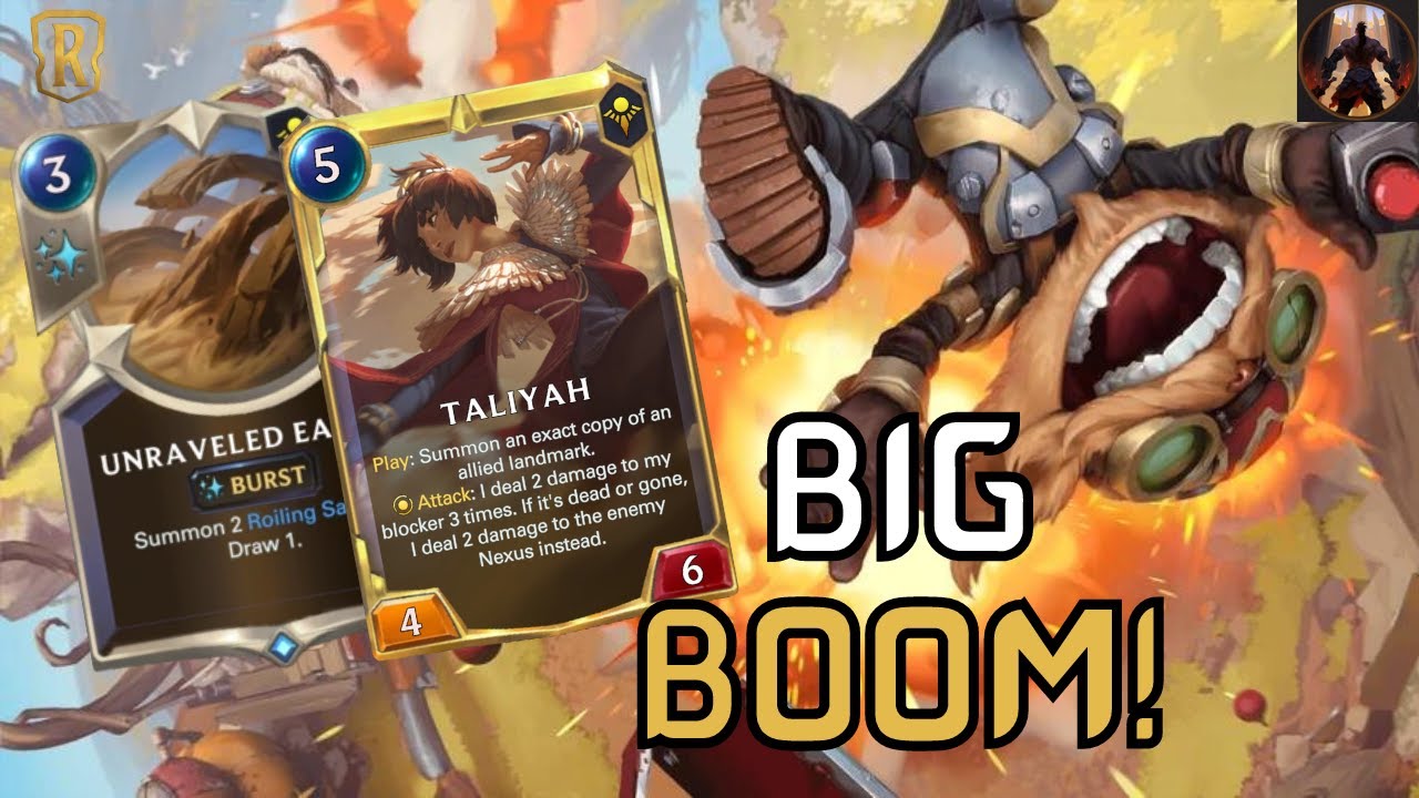 A Little Boom, And ONE REALLY BIG ONE! - Ziggs Taliyah Makes A Splash! | Legends of Runeterra