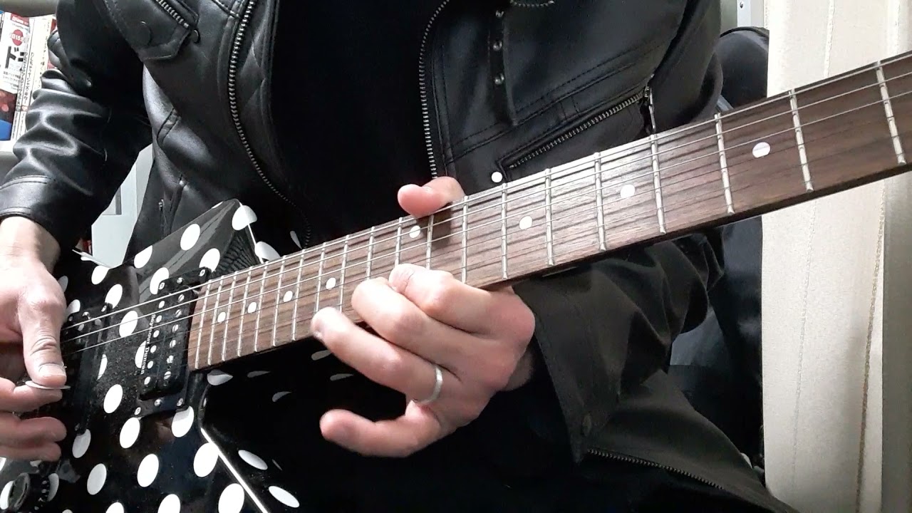 Great White/Save your love  guitar solo cover