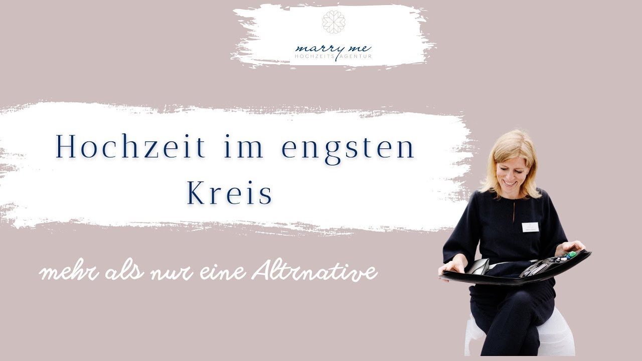 Nur mit den Liebsten im kleinen Kreis heiraten  - Melanie Goldberg Hochzeitsplanung