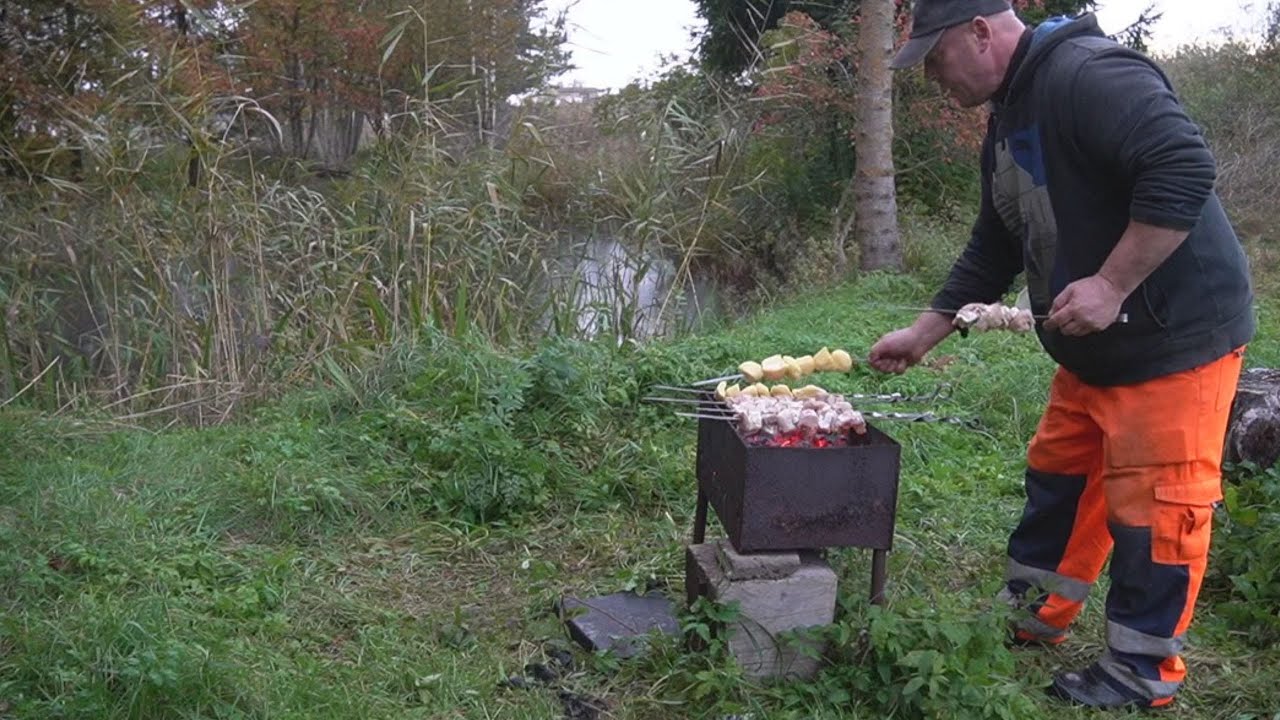 Шашлык из Мяса с Картошкой в Огуречном Россоле