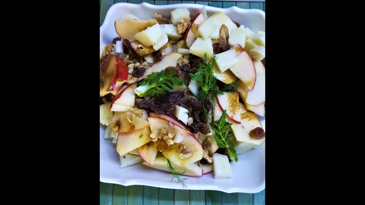 Insalata finocchi e mele