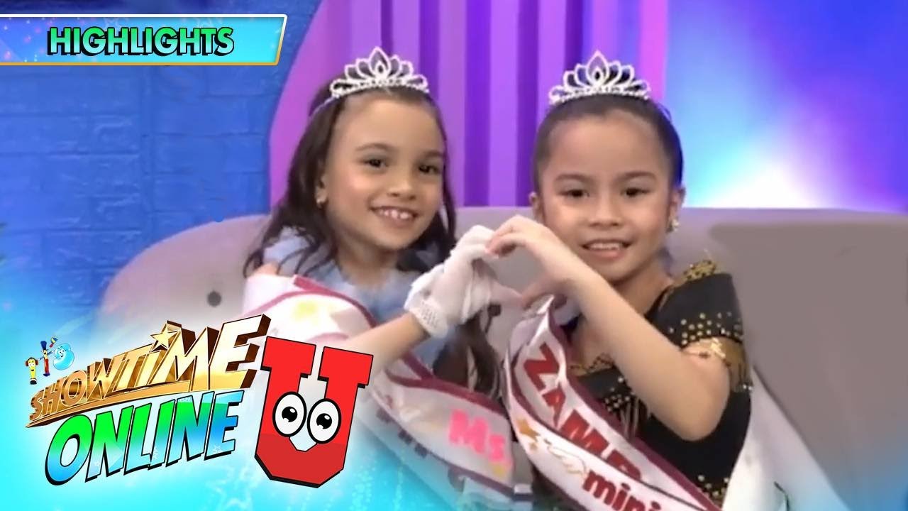 Get to know our Mini Miss U of the day Lily Kaye Torrecampo & Ericca Marie Laude | Showtime Online U