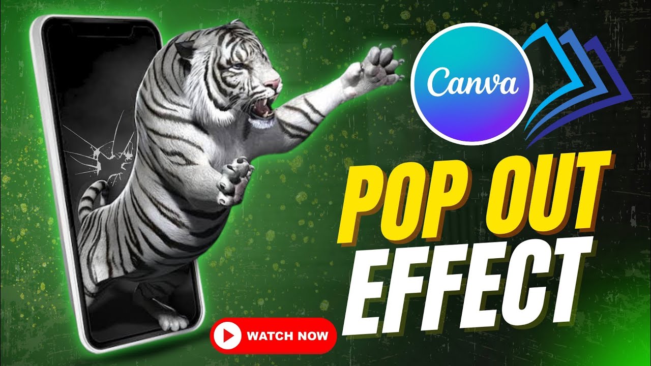 Canva pop out effect | 3D Design | Canva Tips and Tricks