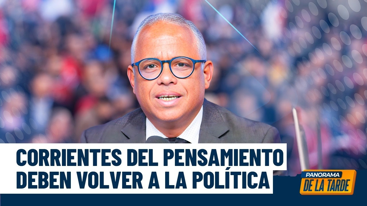 Eddy de Gracia:  corrientes del pensamiento deben volver a la política