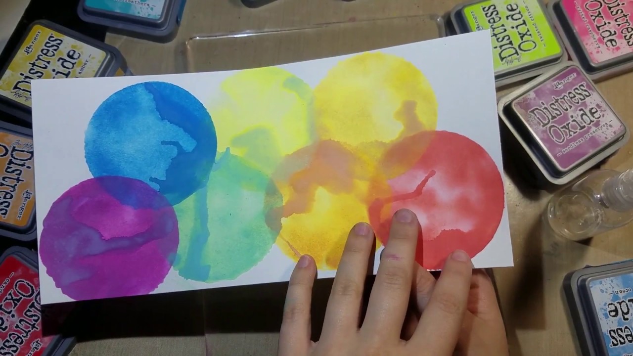 Gelli Plate+ Distress Oxide playtime!