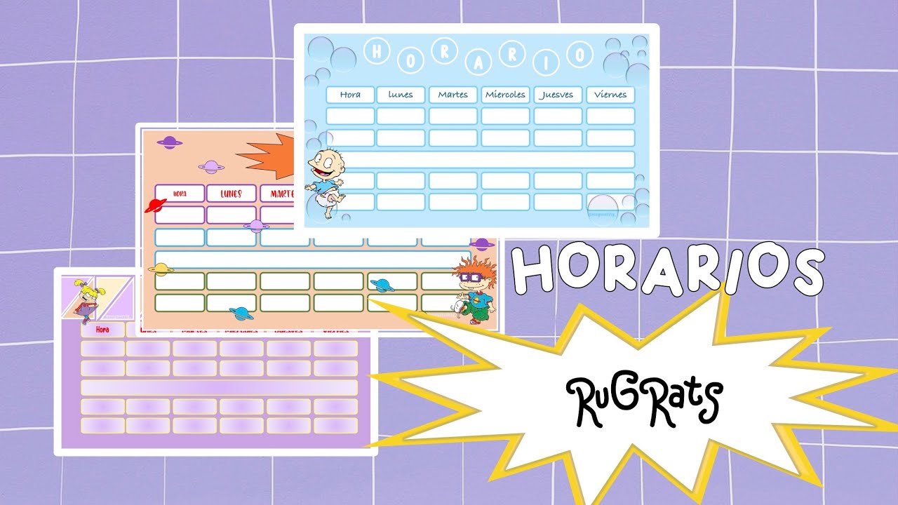 Horarios digitales Rugrats p.1