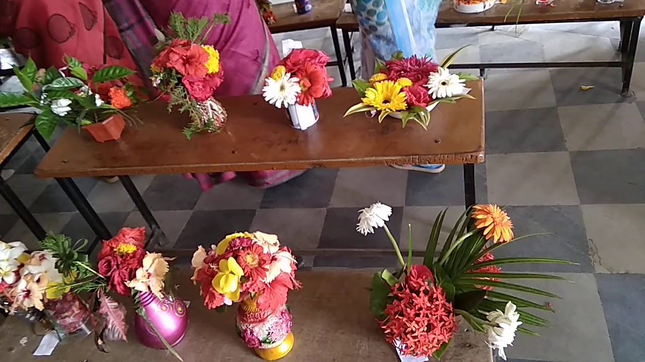 Flowers arrangement competition