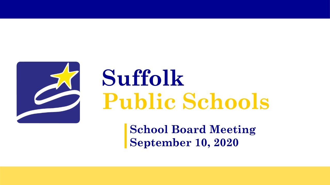September 10, 2020 - School Board Meeting