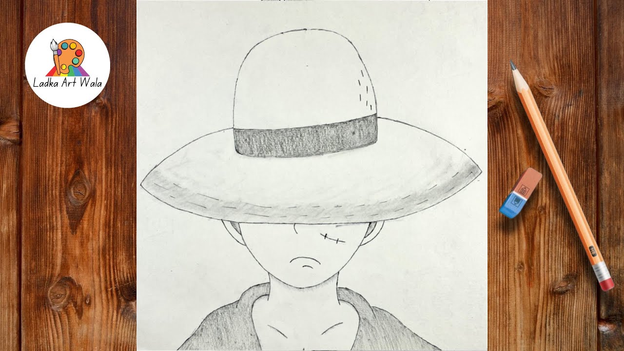 How to draw Luffy step by step, EASY