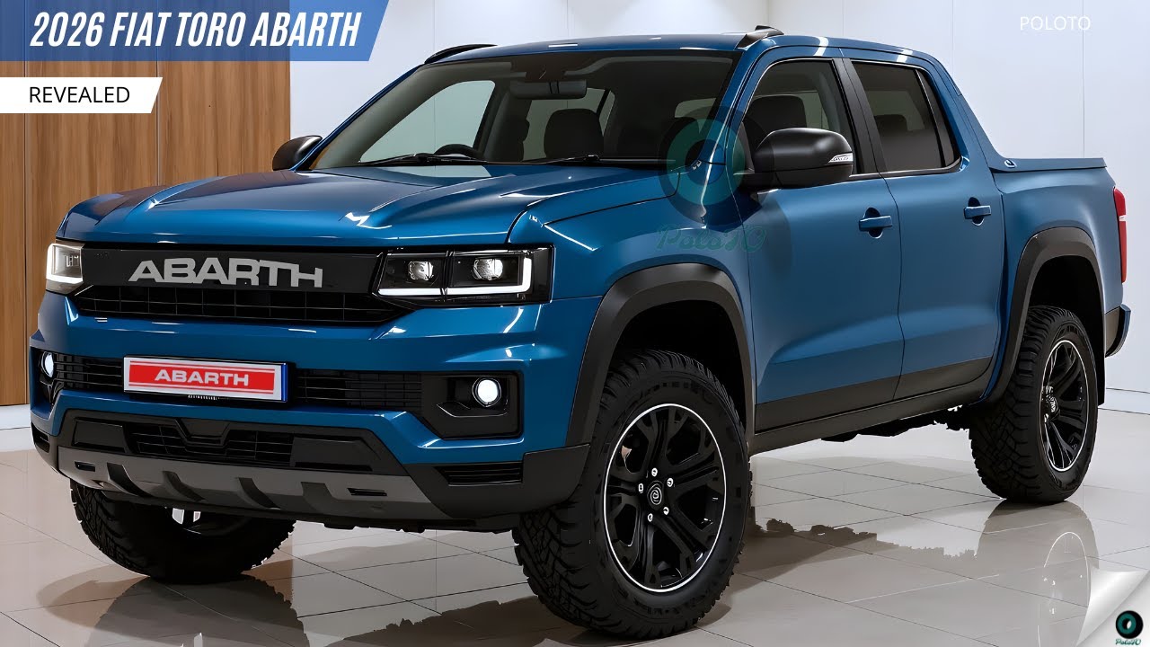 2026 Fiat Toro Abarth Revealed - its sturdy construction and stunning looks!