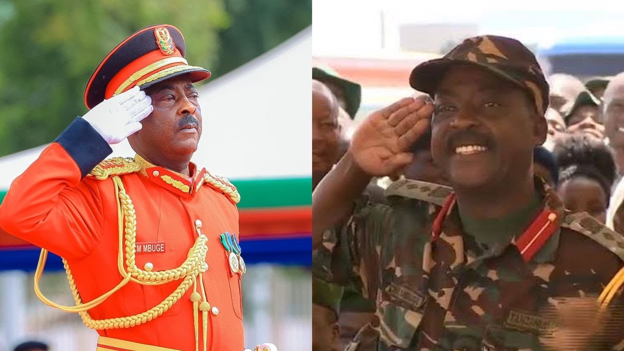 MBUGE ASTAAFU JESHINI, AAGWA KIJESHI GWARIDE LA HESHIMA MBELE YA MKUU WA MAJESHI