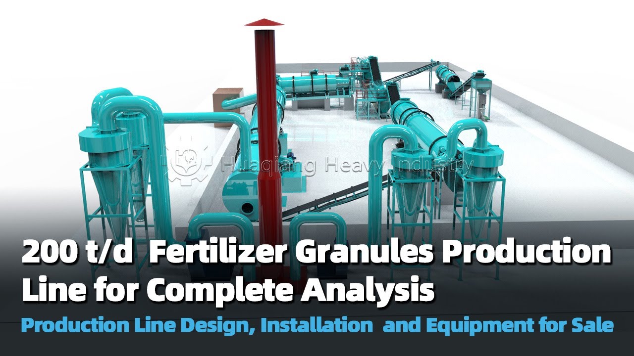 200 t/d Organic Fertilizer Granulation Production Line for Complete Analysis 🌱 | Machinery for Sale