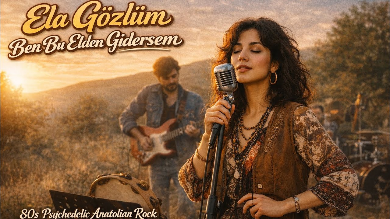 Ela Gözlüm Ben Bu Elden Gidersem | 80s Psychedelic Anatolian Rock Cover 