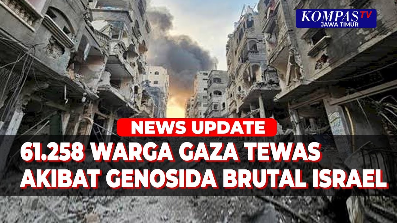 Genosida Brutal Israel, 61 Ribu Warga Gaza Tewas Sia-Sia! Bagaimana Sikap Tegas Dunia?