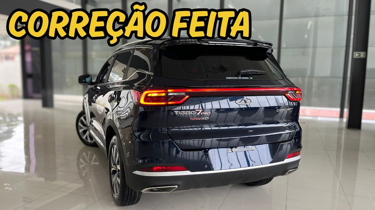 Tiggo 7 PRO 2026: CORREÇÃO FEITA!