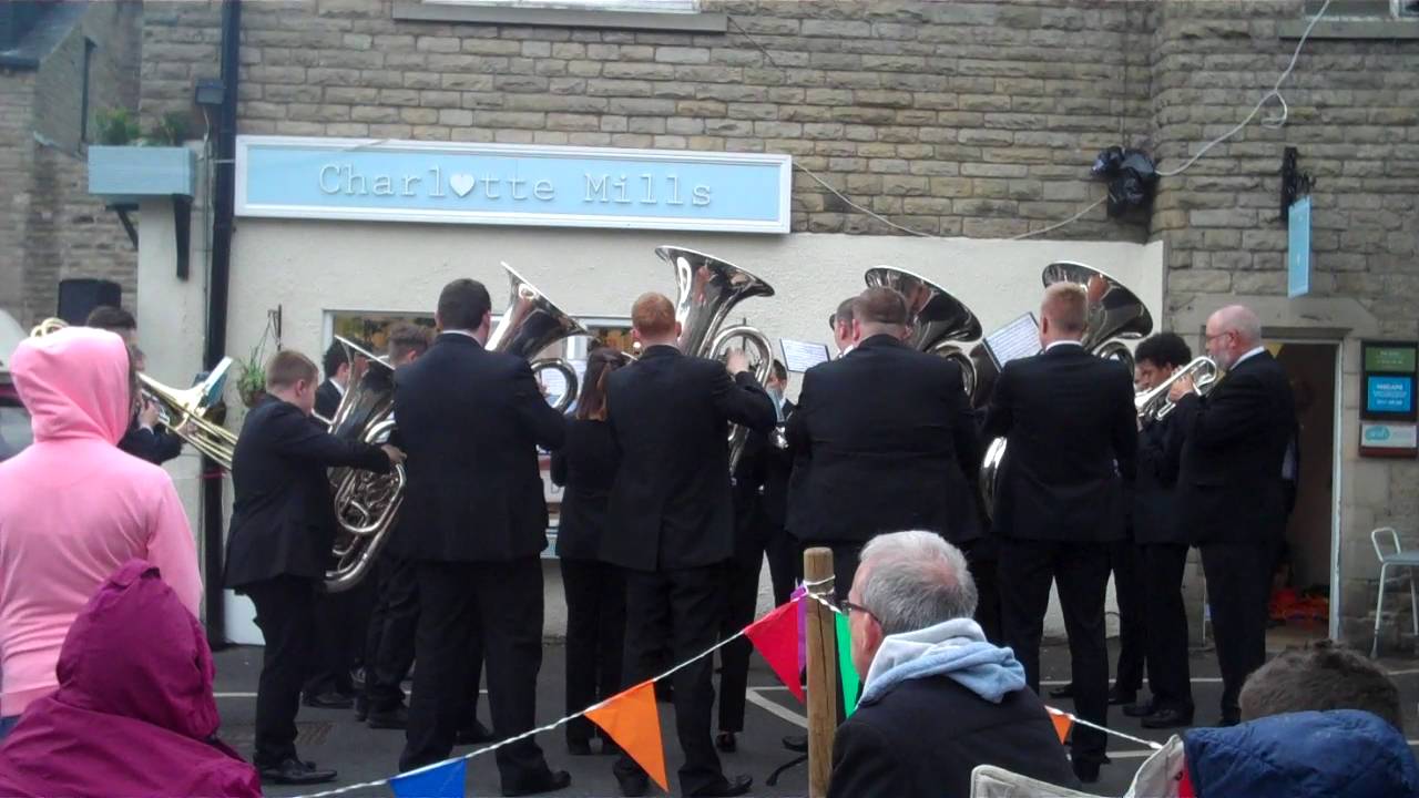 The Oldham Band (Lees) - The Wizard - Uppermill Whit Friday 2016