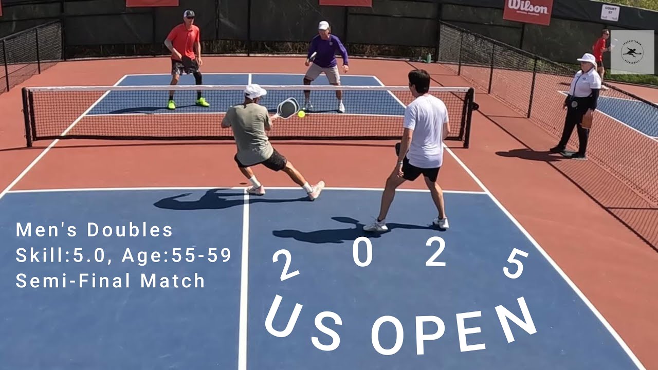 Men's Doubles Skill: 5.0, Age: 55-59 - Semi-Final Match - US OPEN Pickleball Tournament 2025