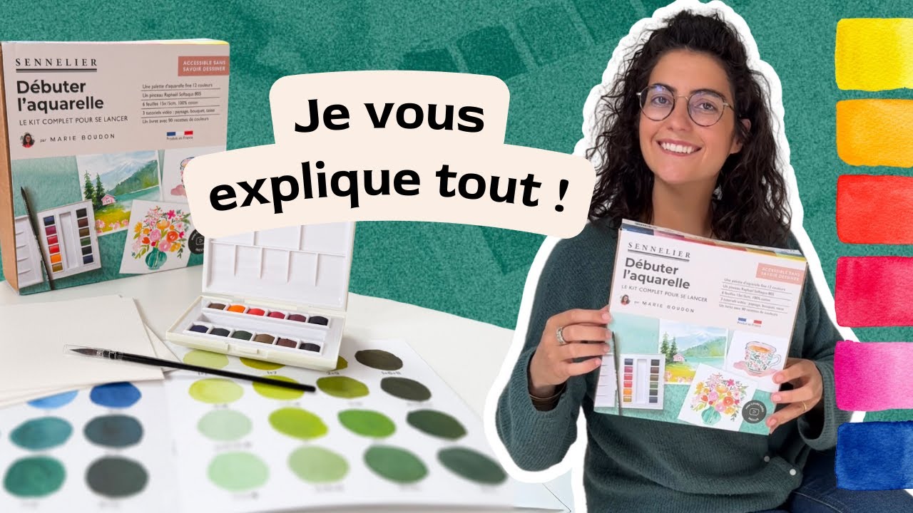 Le kit parfait pour débuter l’aquarelle 🎨 (voici pourquoi j'en suis si fière !)