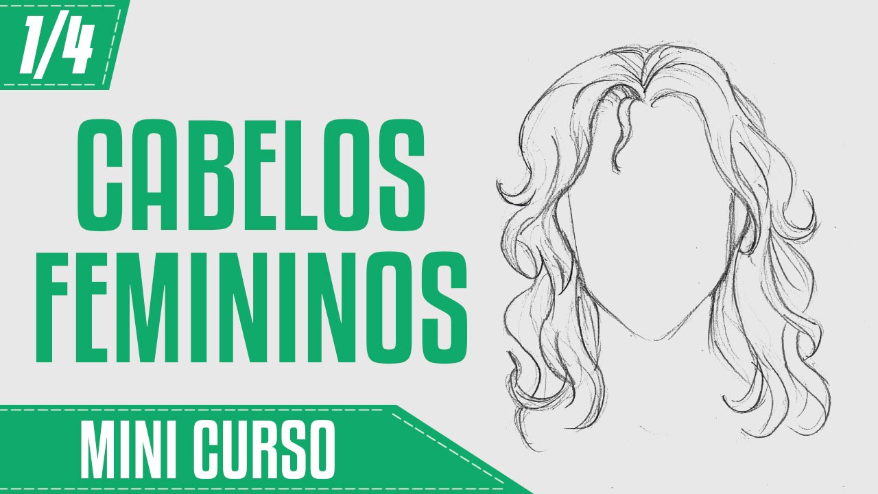 COMO DESENHAR CABELOS 1/4