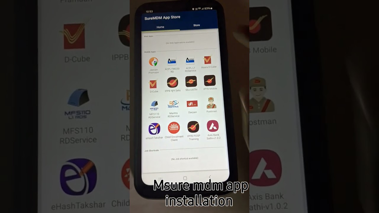 maure mdm app installation video  ⁉️#gds #bpm #indiapost #darpan #rural
