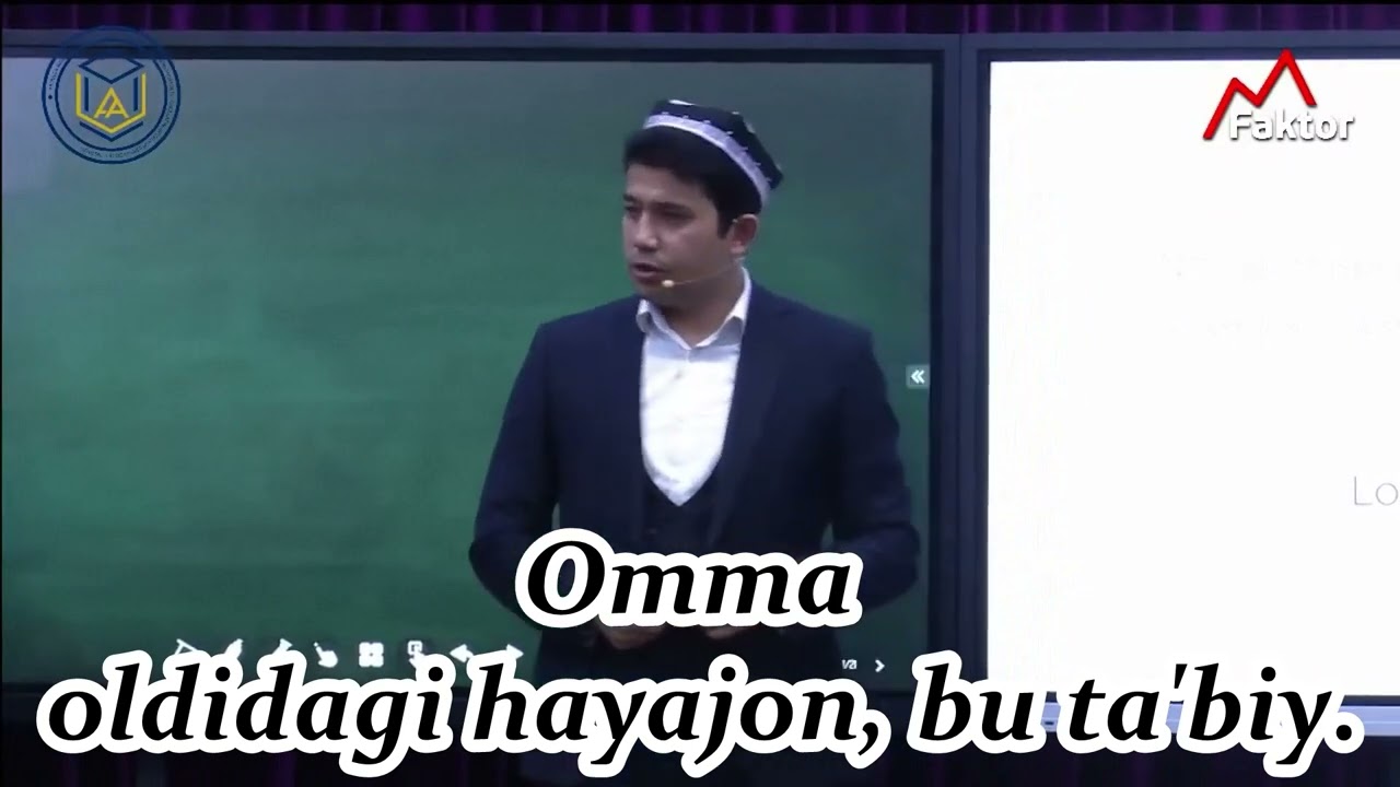 Omma oldidagi hayajon, bu ta'biy. II Muhammadali Eshonqulov.