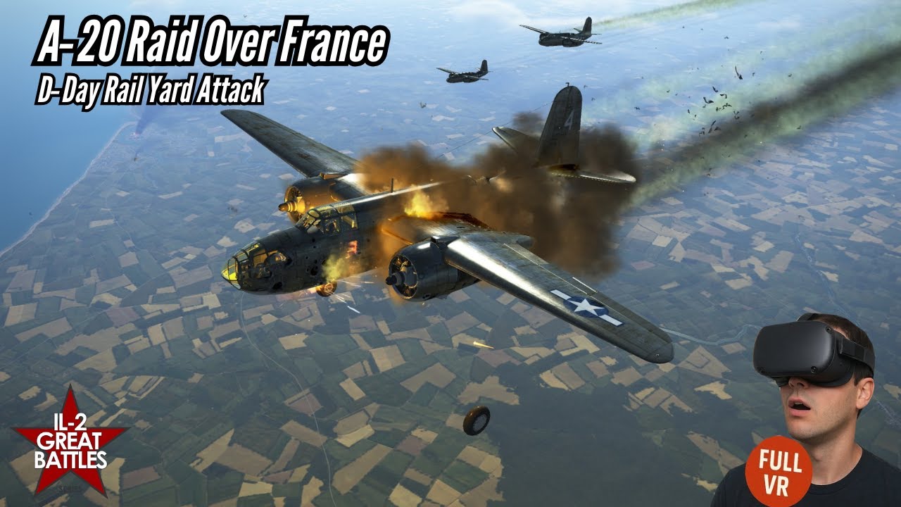P-51 Mustang VR Escort | Бомбардировка в день «Д» против Bf 109 и Fw 190 | IL-2 Meta Quest 3