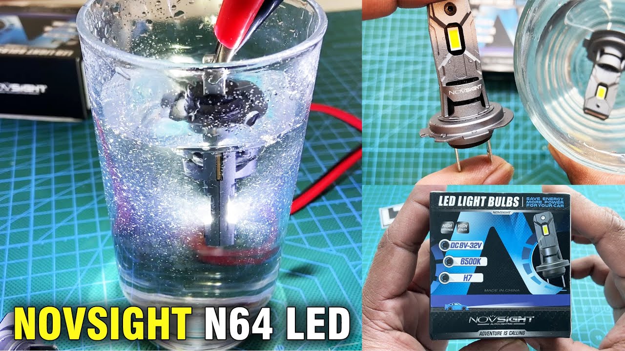 NOVSIGHT N64 Pair 6500K Car LED Headlight Review