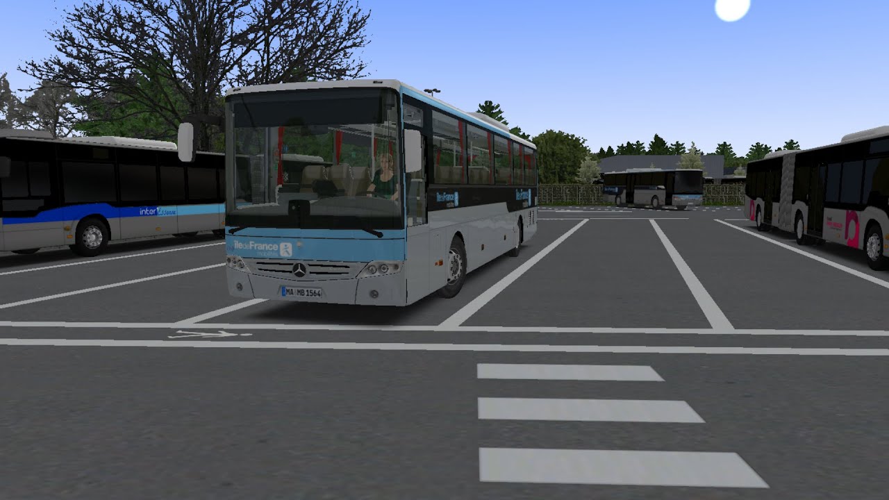 OMSI2. Mercedes Benz Intouro ( Kickdown ) sur Grand-paris Moulon