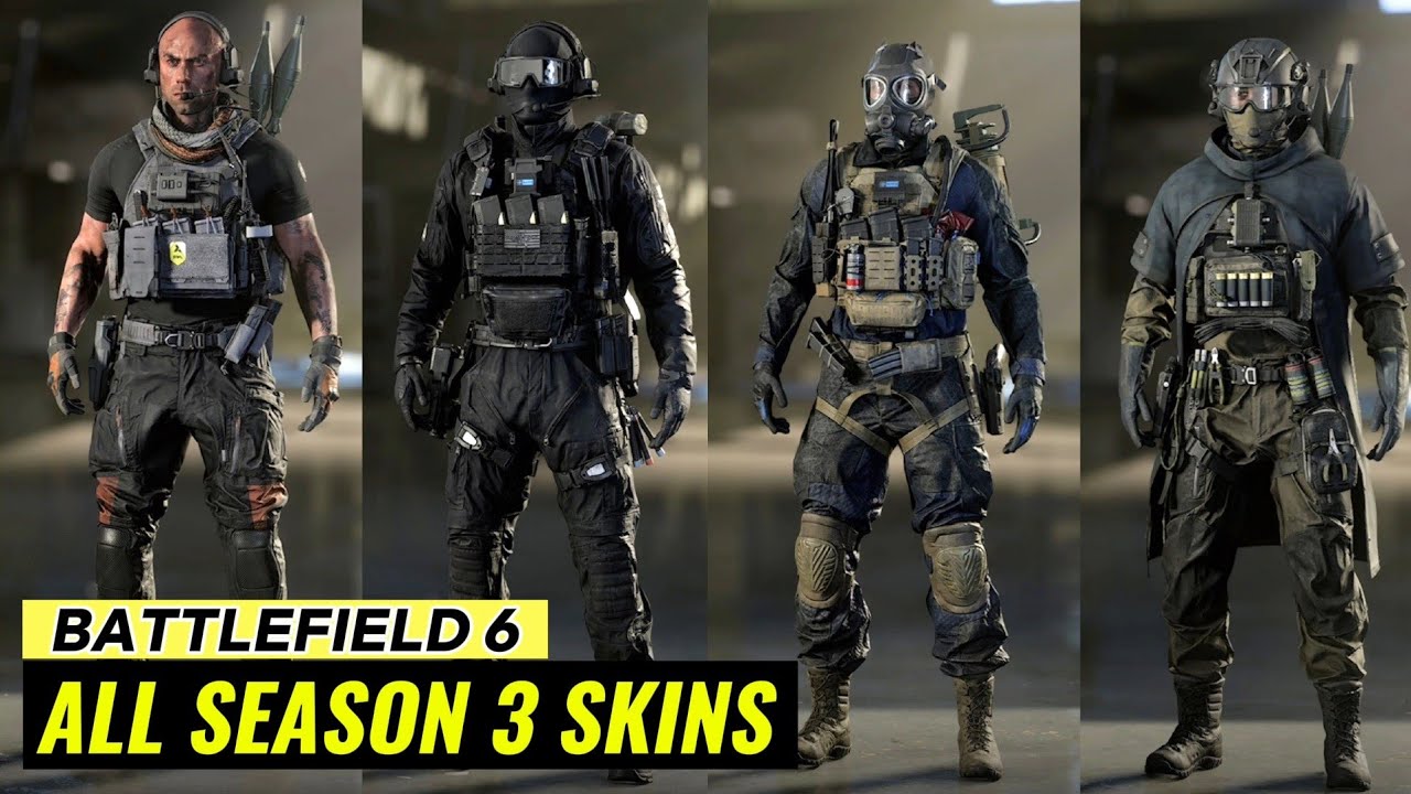 Battlefield 6 Sezon 3 BF Pro Skin Wszystkie nadchodzące sk&oacute;rki NATO i Pax Sezon 3 Karnet bojowy