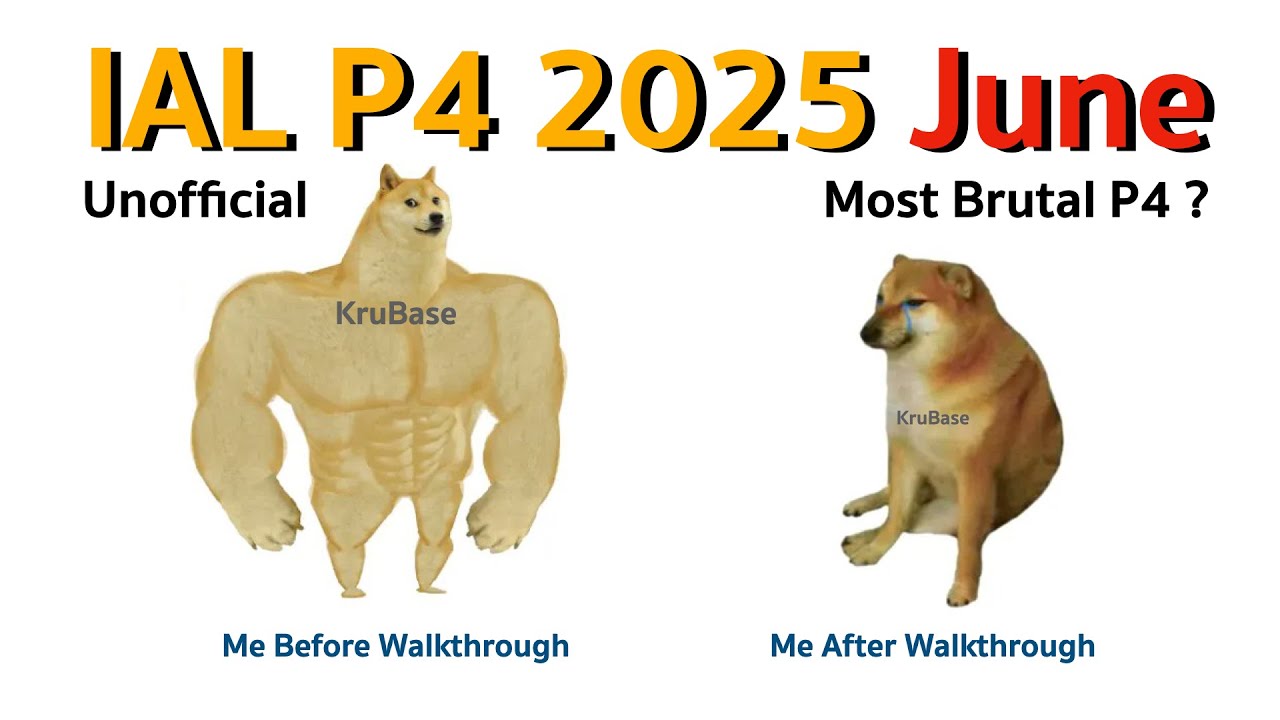Edexcel IAL P4 2025 June  | Blind-Solved