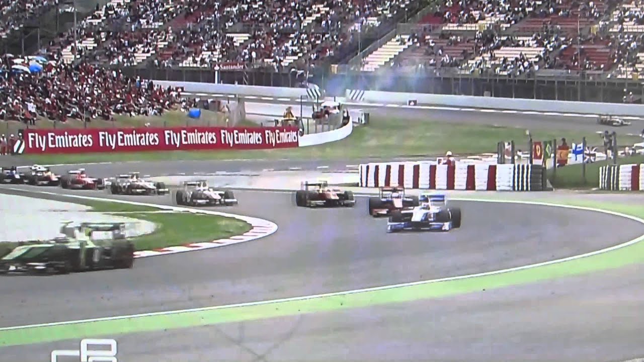 GP2 Sprint Race Barcelona 2013 - Crazy Finish! Johnny Cecotto - what's he doing?