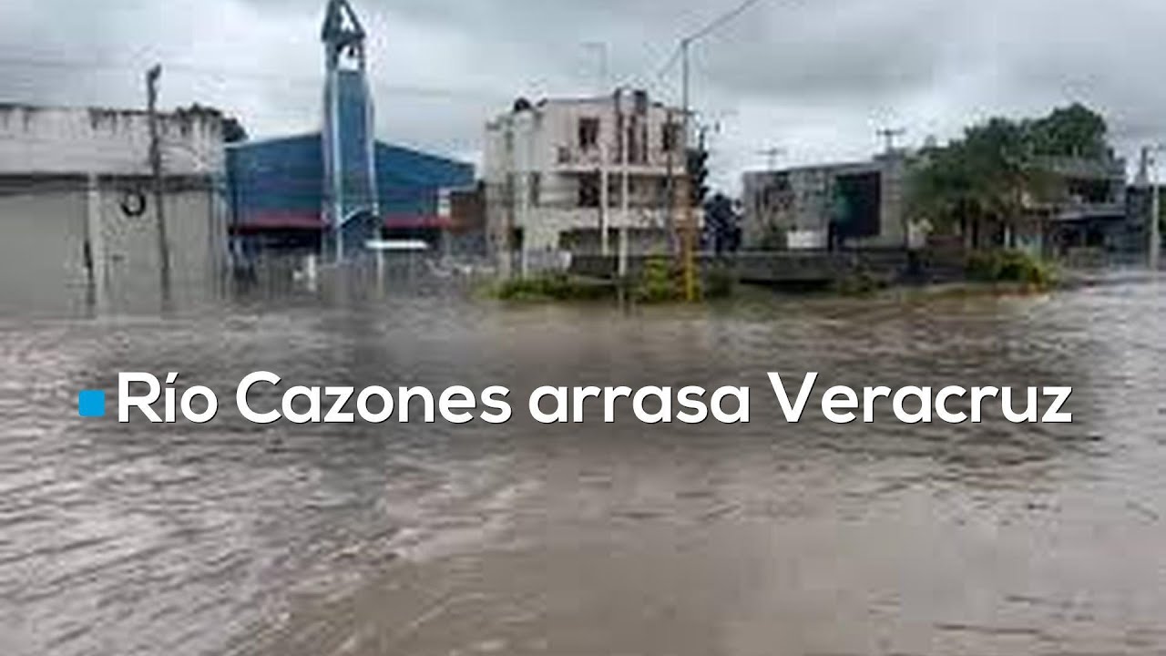 R&iacute;o Cazones arrasa Veracruz dejando cientos de familias damnificadas sin ayuda oficial
