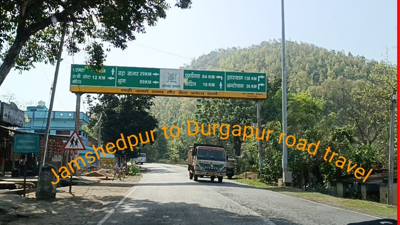 Jamshedpur to Durgapur Road Travel || Strike at Kharagpur