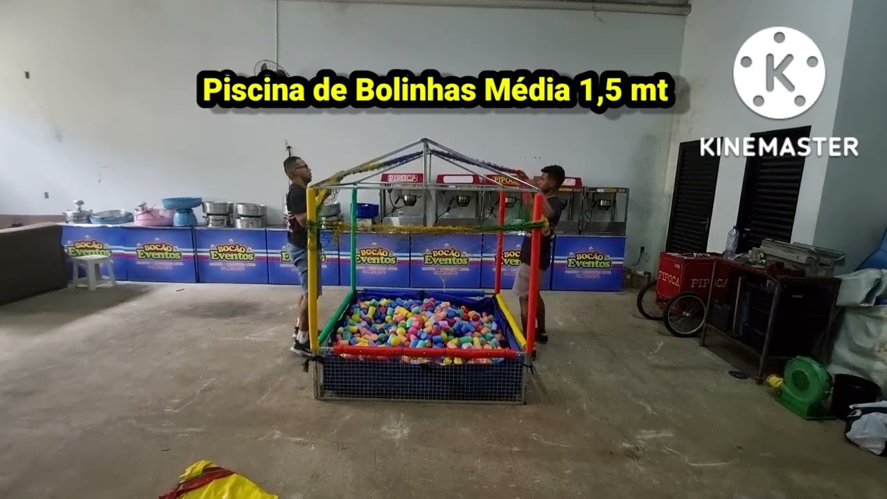 Aula 7: Como montar Piscina de Bolinhas Médio 1,5 mt.
