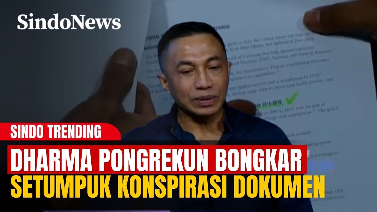 Mengejutkan! Dharma Pongrekun Ungkap Dokumen Konspirasi: Covid-19 Disebut Awal Perang Dunia Ketiga