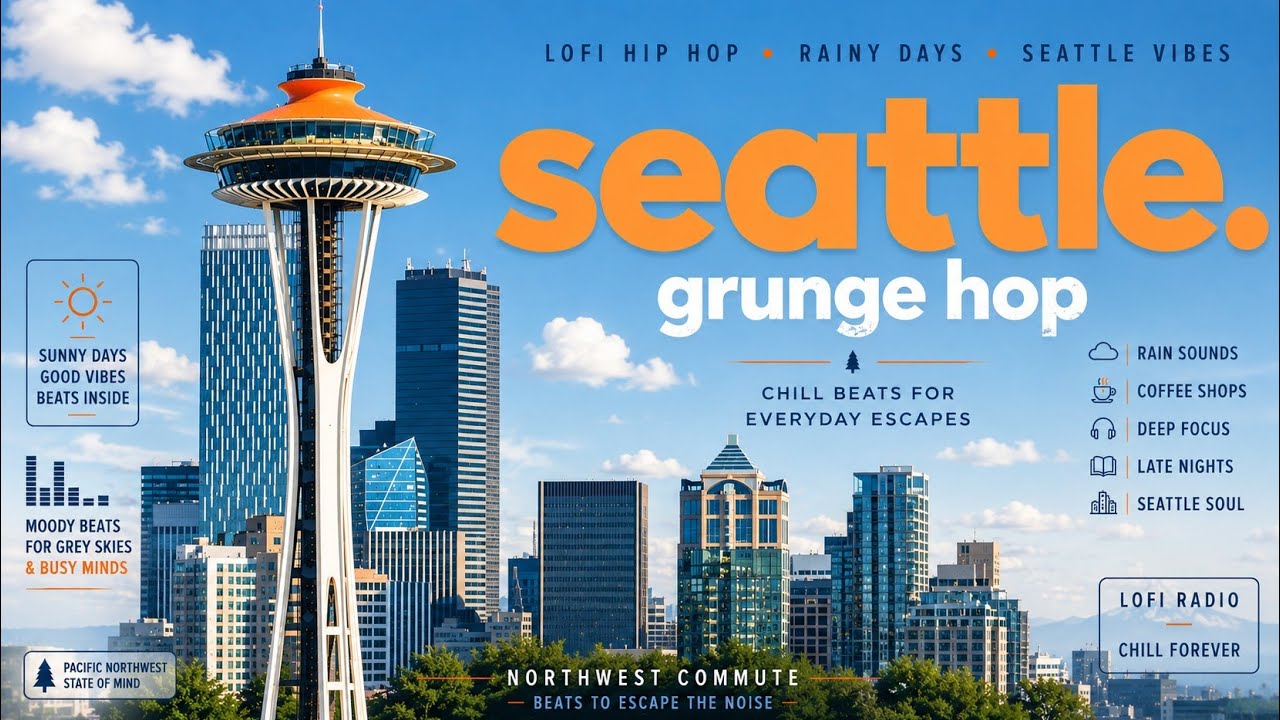 Seattle. | West Coast Grunge Hop | Chill Hop Instrumental Playlist 💿