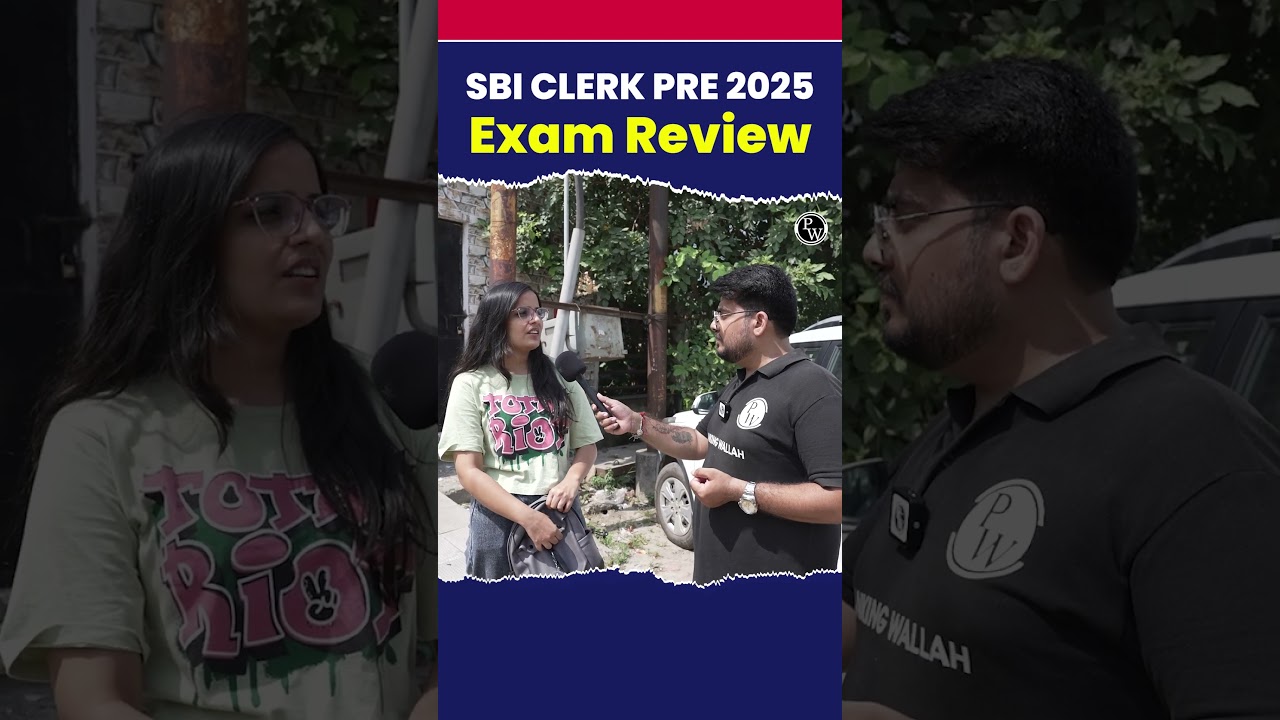 SBI CLERK PRE 2025 Exam Review #sbiclerkanalysis2025 #sbiclerk2025 #pw #bankingwallah