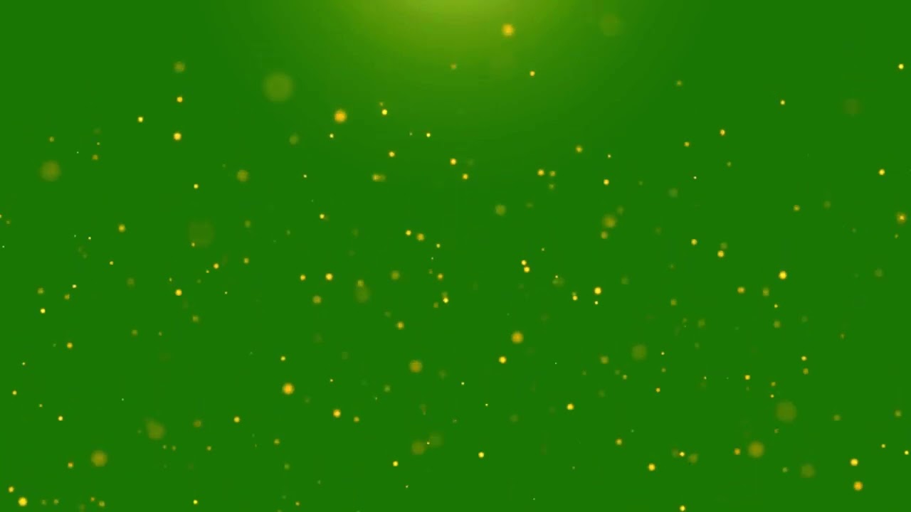 Gold Dust Particles Green Screen Video Effects / Satish Designgraphy