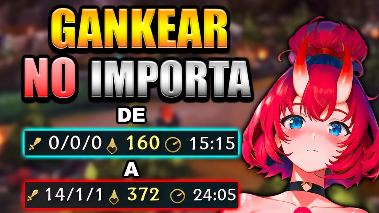 ¡HEY JUNGLA! NO VAS A SUBIR ELO GANKEANDO | AFK FARM