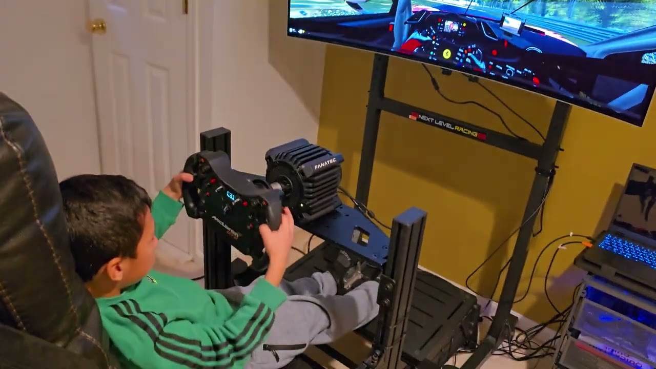 Sim racing day! Learning how to Race!1 