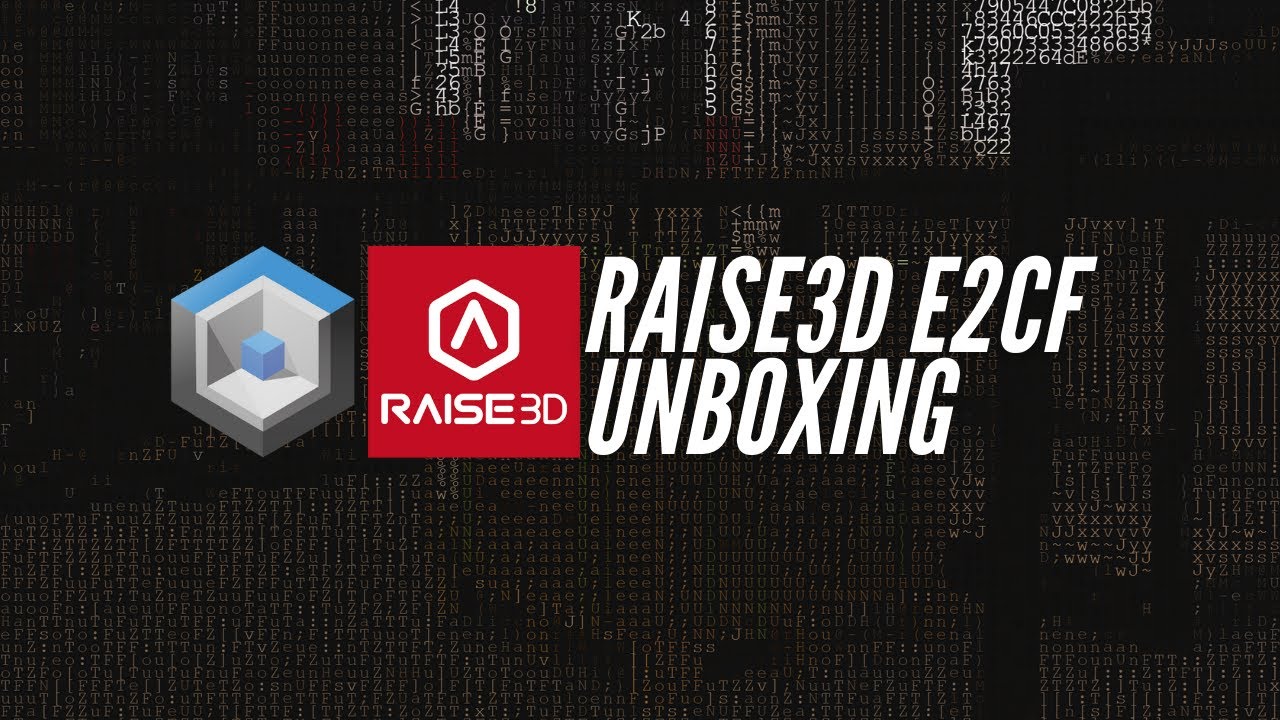 ProductionToGo - Raise3D E2CF - Unboxing